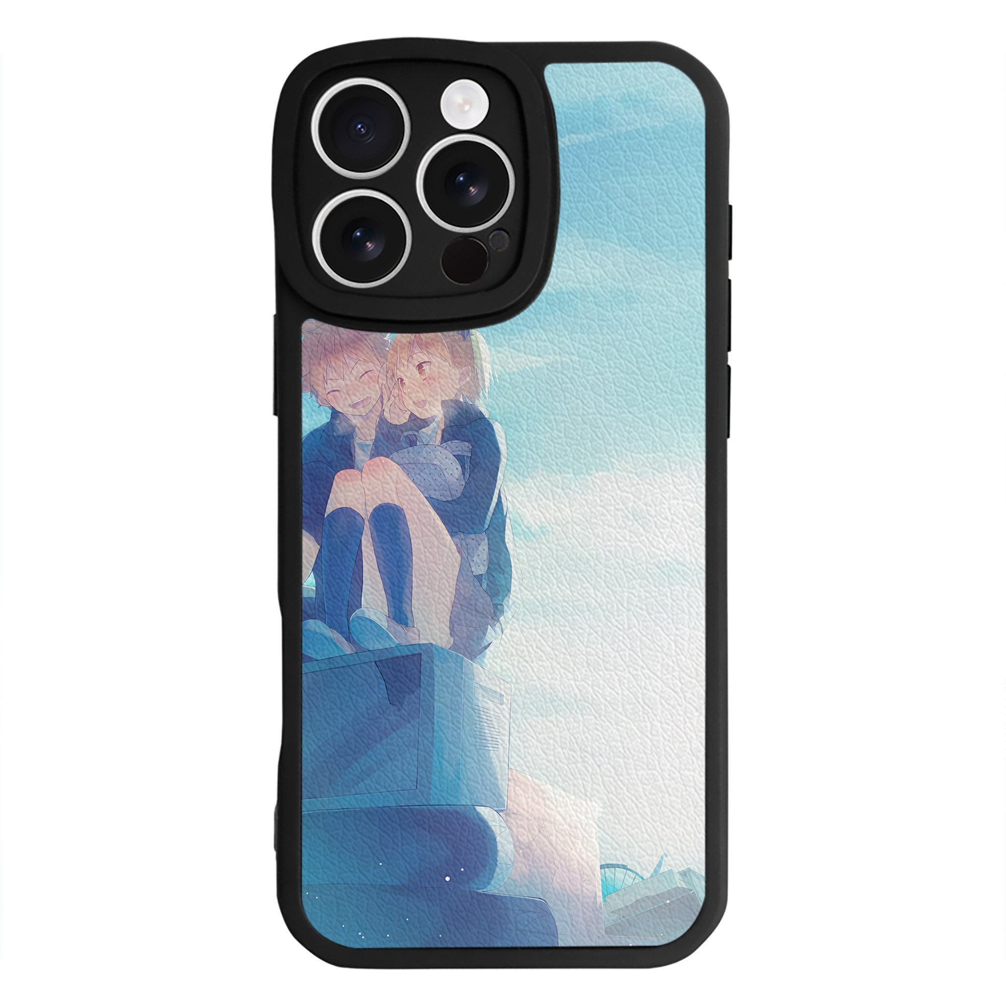 （画像用） ハイキュー!! Haikyu!! 【iPhone 16シリーズ対応】シリコンスマホケース（レザー調） 材質：シリコン